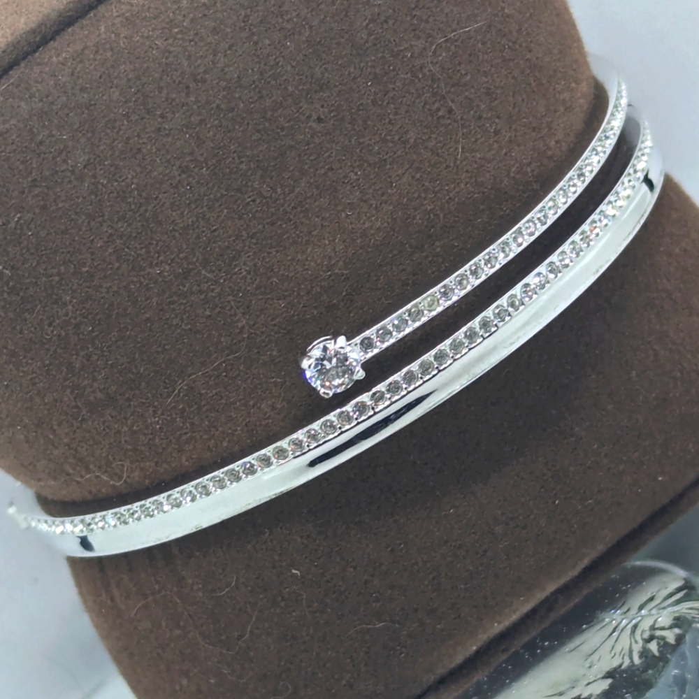 Swarovski Fresh Bangle - white